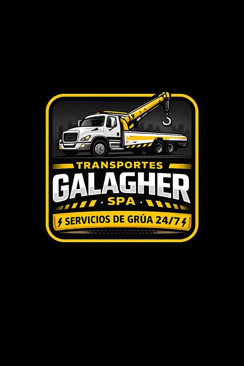 Camión grúa plataforma de Transportes Galagher SPA